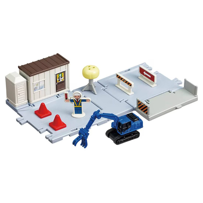 Vintage Collectible Toy Cars - Tomica Town Road Construction Playset with