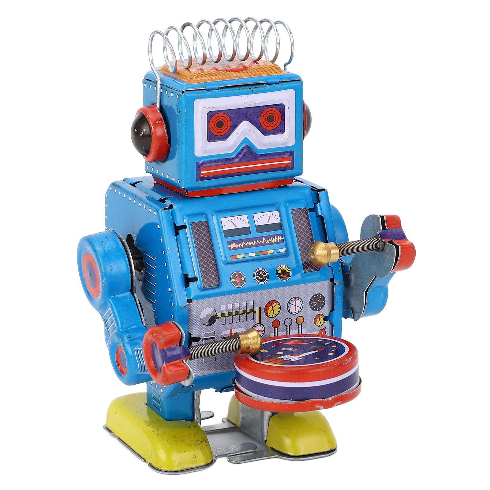 Vintage And Collectible Toys - Robot Clockwork Creative Handmade Drumming Vintage