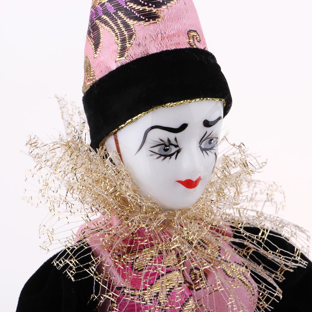 22cm Porcelain Clown Dolls Col - огляд і ціна Vintage Collectible Clowns