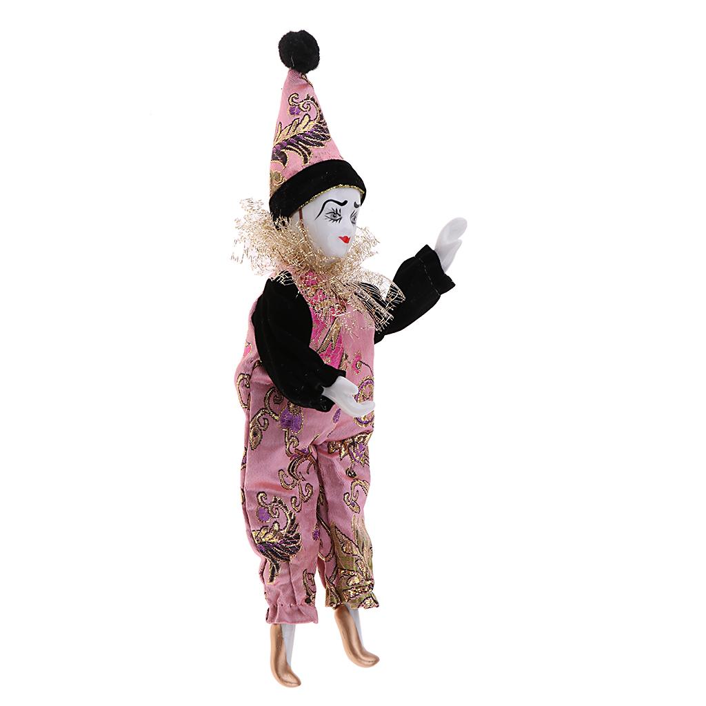 22cm Porcelain Clown Dolls Col - огляд і ціна Vintage Collectible Clowns