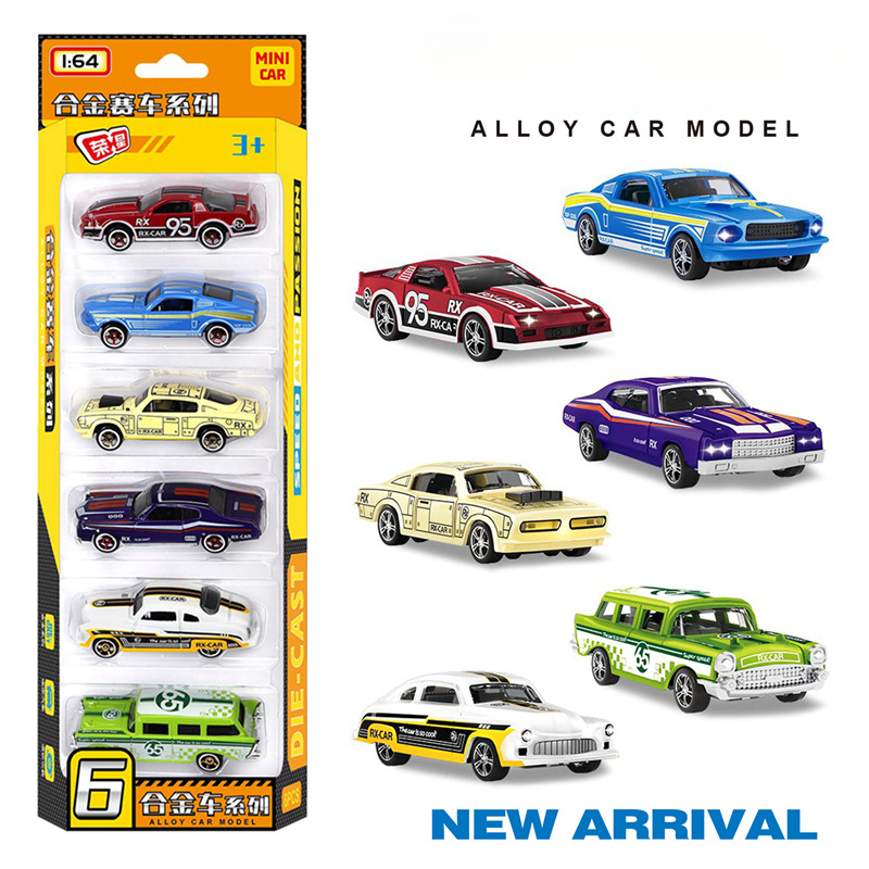 1:64 Alloy retro racing car 6- - огляд і ціна Vintage And Collectible Toys