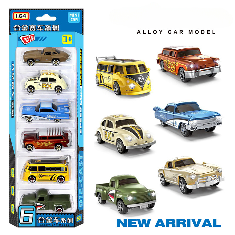 1:64 Alloy retro racing car 6- - огляд і ціна Vintage And Collectible Toys