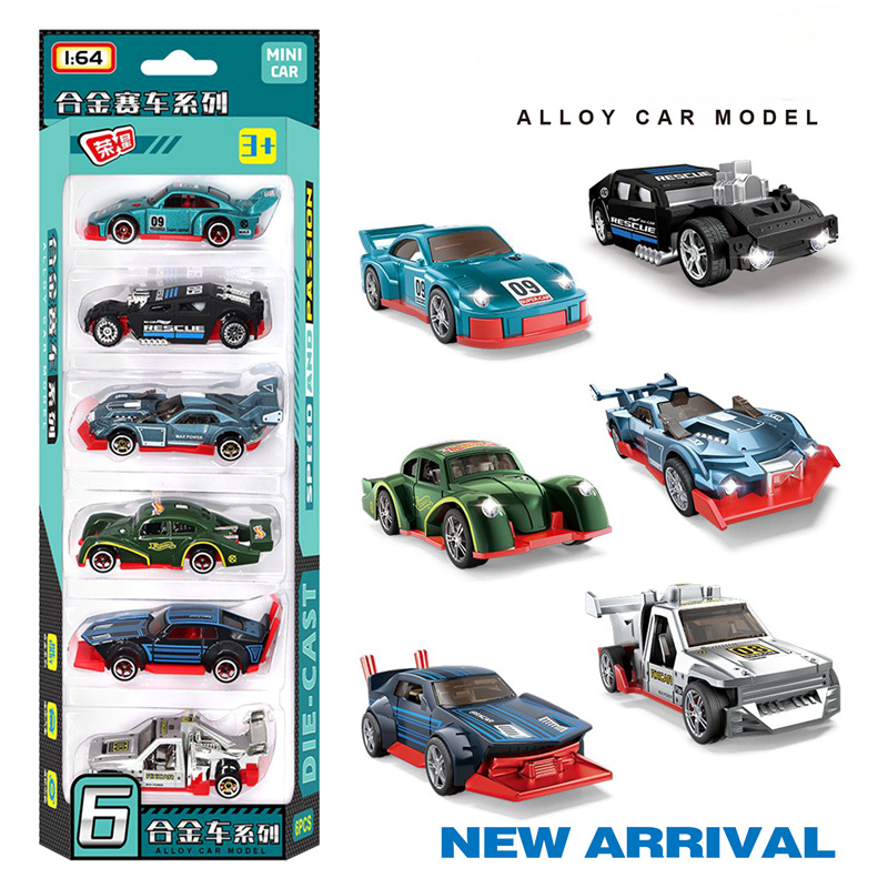 1:64 Alloy retro racing car 6- - огляд і ціна Vintage And Collectible Toys