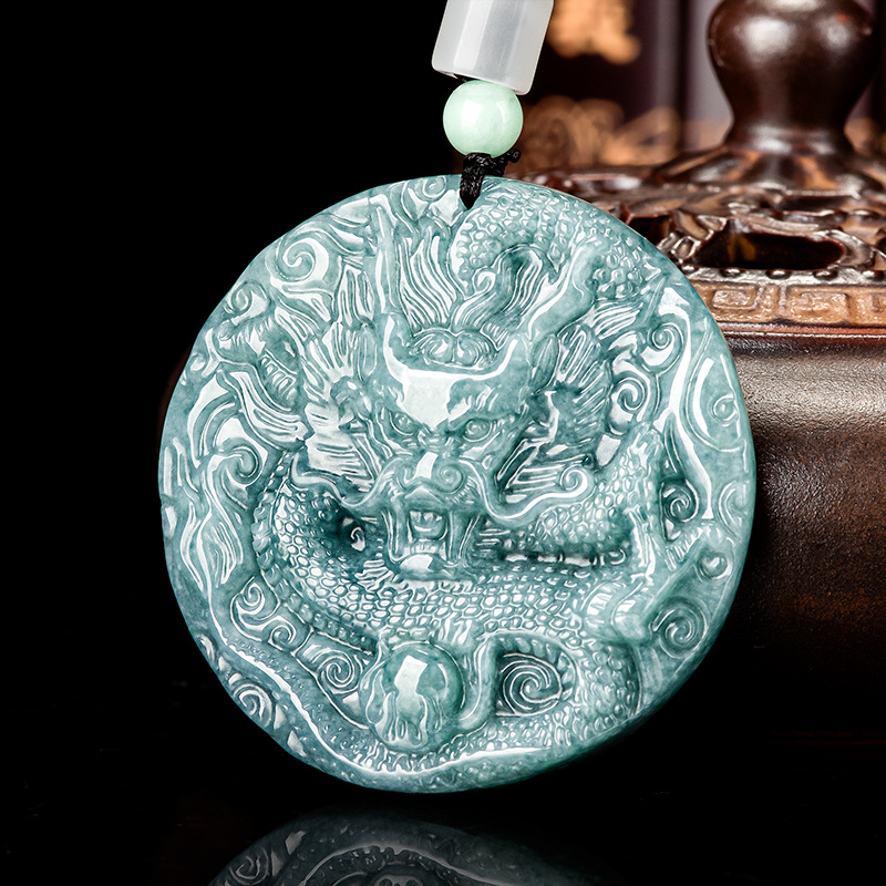 Burmese Jadeite Dragon Pendant - огляд і ціна Vintage Necklace