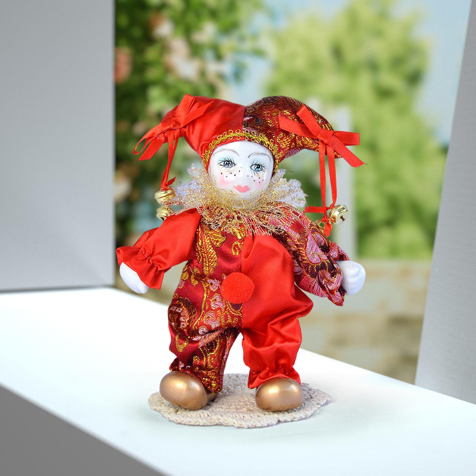 Vintage Harlequin Doll Antique - огляд і ціна Vintage Collectible Clowns