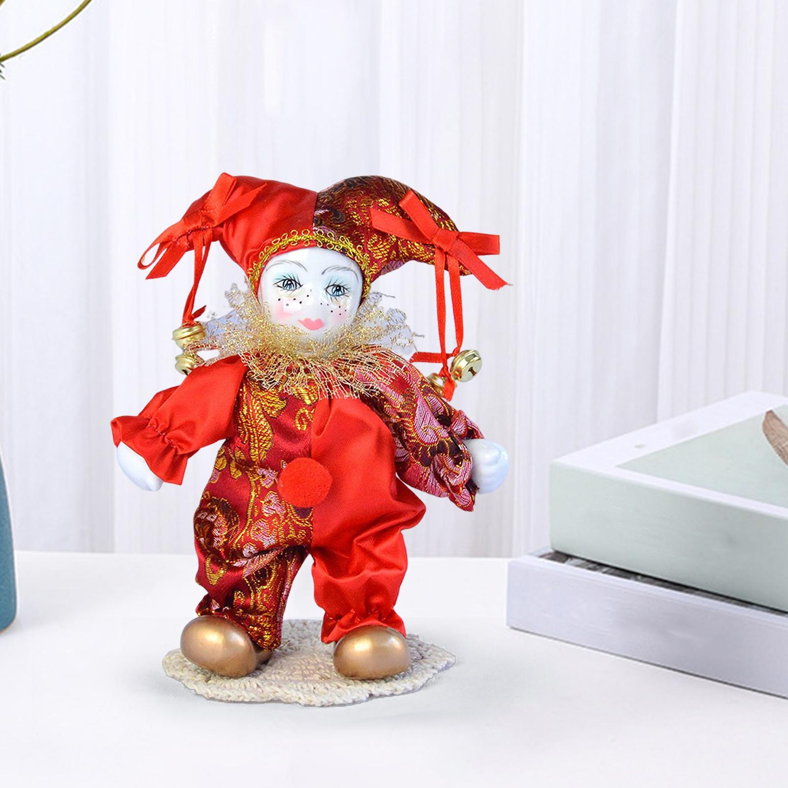 Vintage Harlequin Doll Antique - огляд і ціна Vintage Collectible Clowns