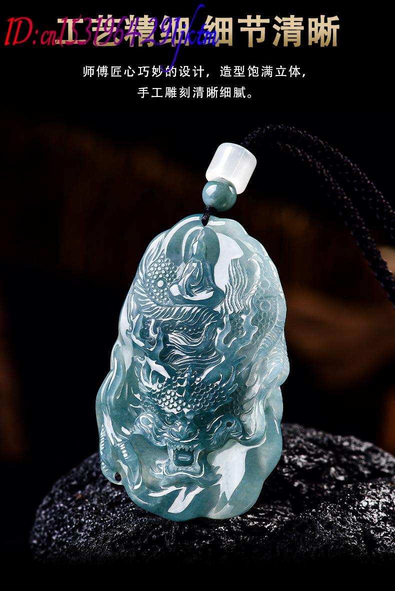 Natural Burmese Jadeite Dragon - огляд і ціна Vintage Necklace