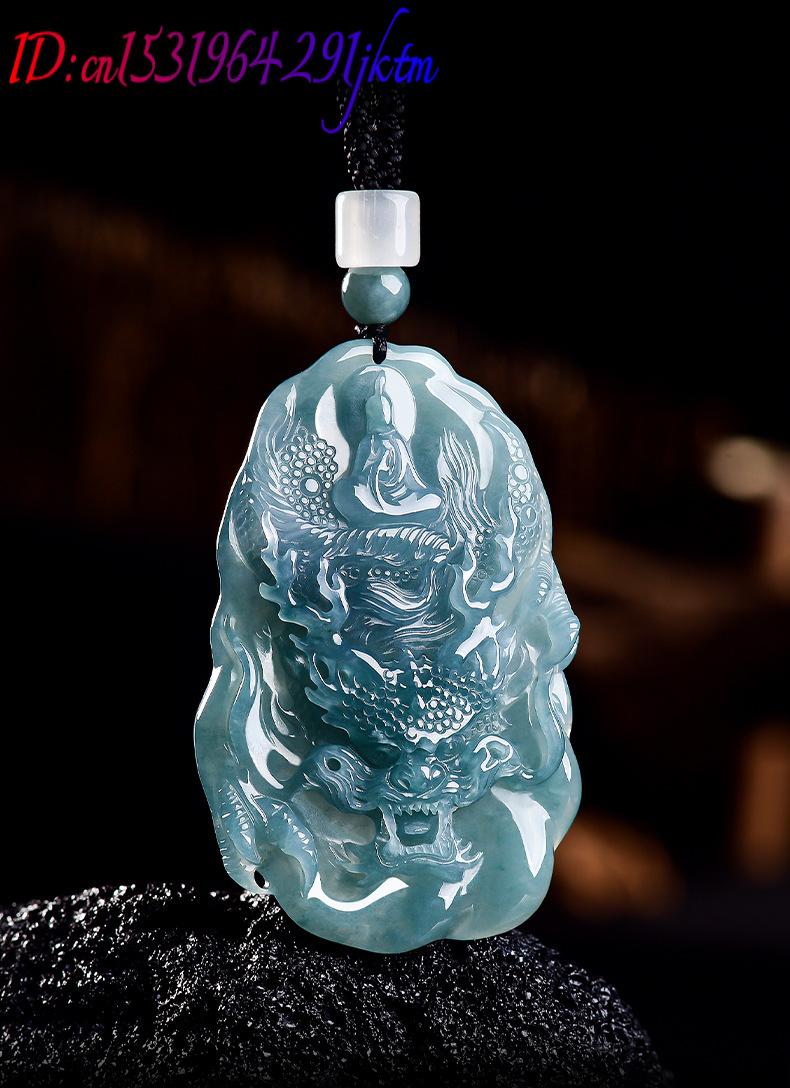 Natural Burmese Jadeite Dragon - огляд і ціна Vintage Necklace