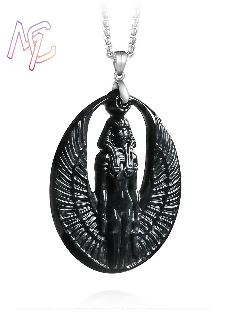 Myanmar Jadeite Isis Pendant N - огляд і ціна Vintage Necklace