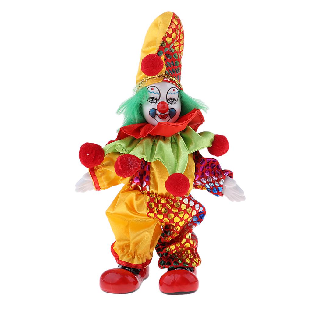Clown Dolls Porcelain Handcraf - огляд і ціна Vintage Collectible Clowns