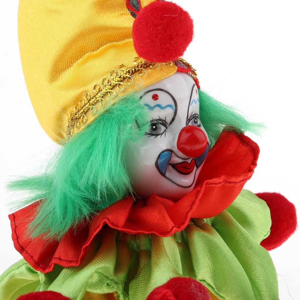 Clown Dolls Porcelain Handcraf - огляд і ціна Vintage Collectible Clowns