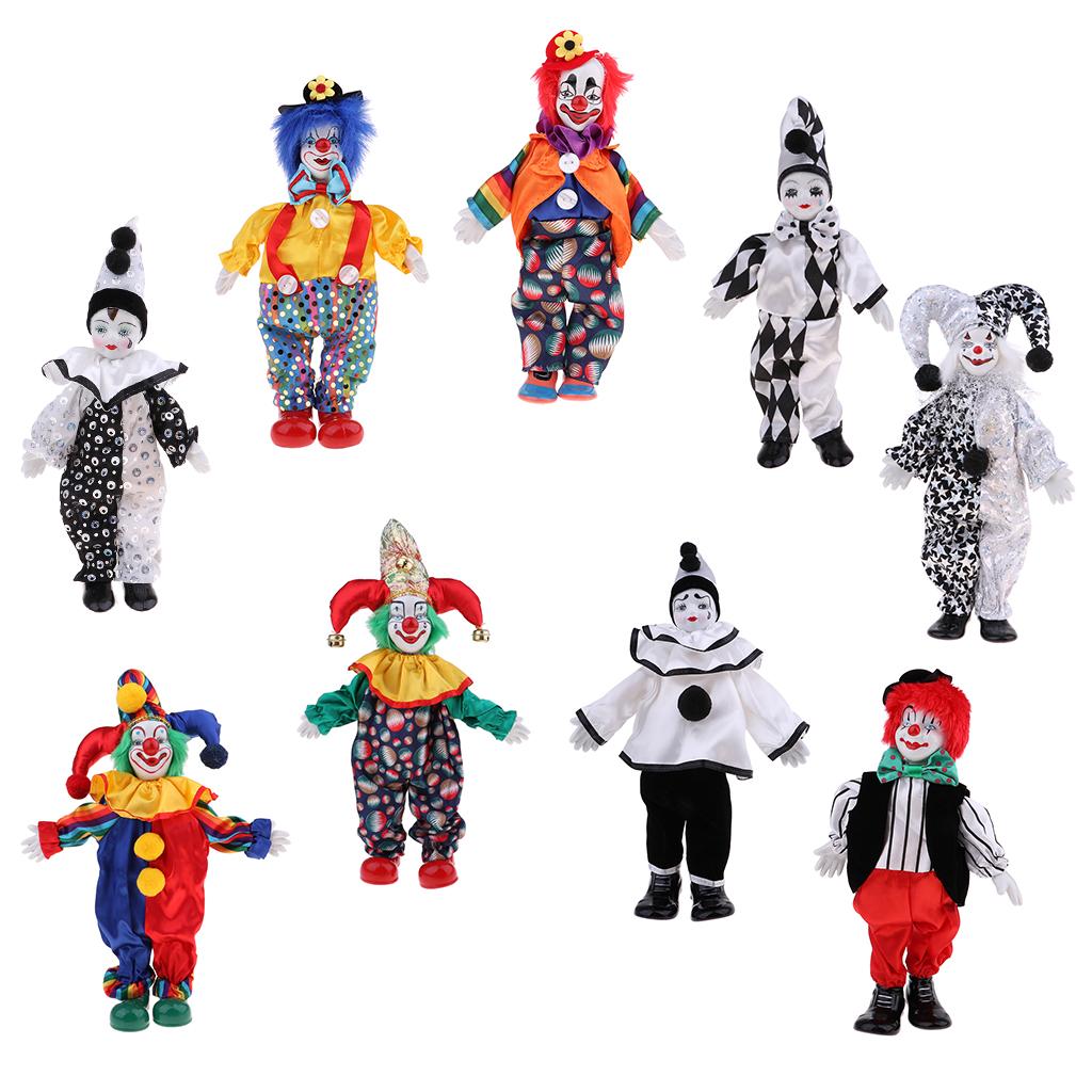 Handmade Porcelain Clown Dolls - огляд і ціна Vintage Collectible Clowns