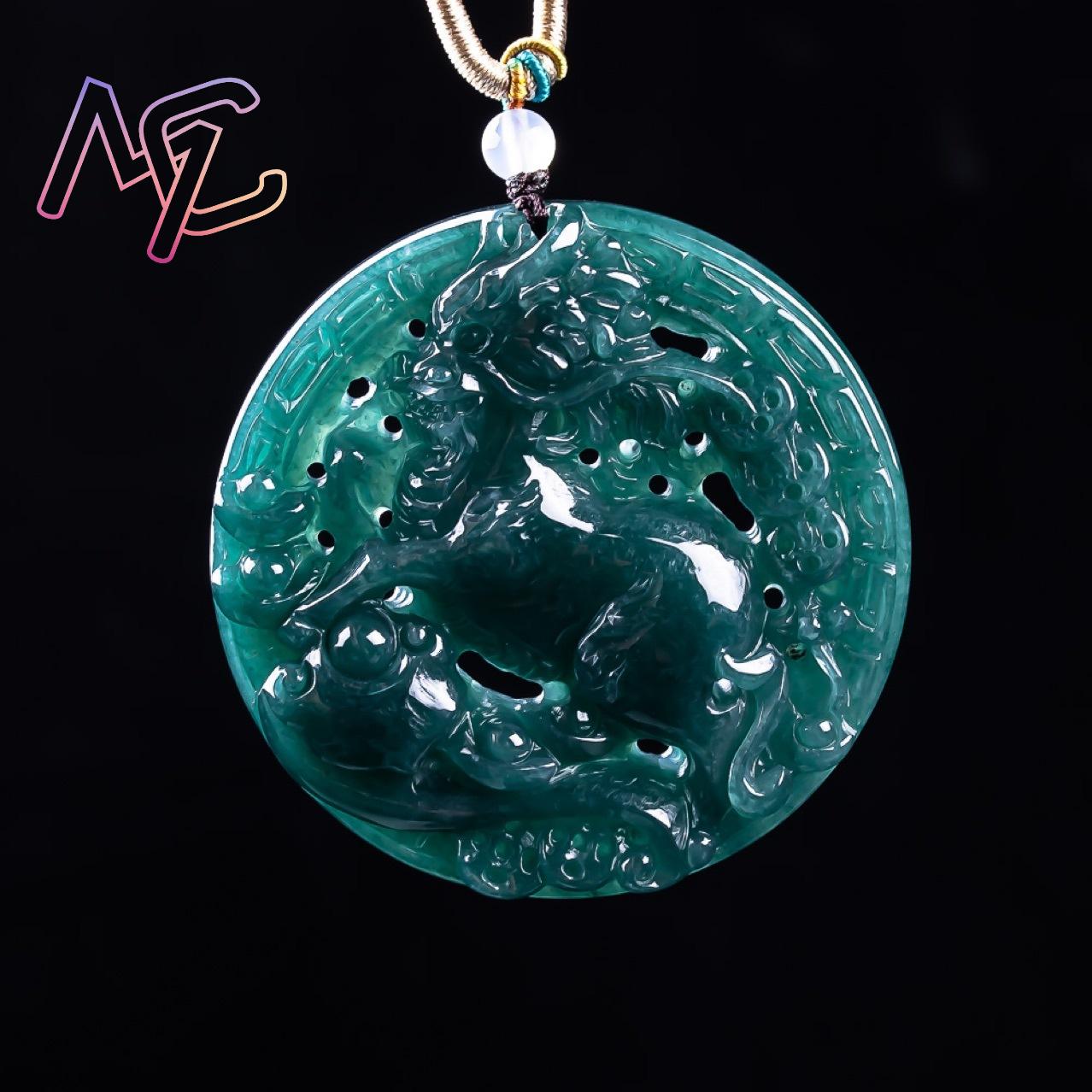 Myanmar Jadeite Dragon Pendant - огляд і ціна Vintage Necklace