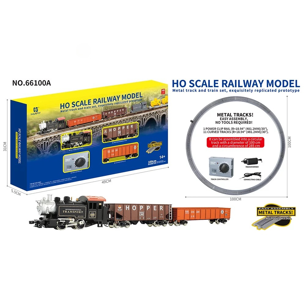 HO Scale Metal Rail Train Mode - огляд і ціна Vintage And Collectible Toys