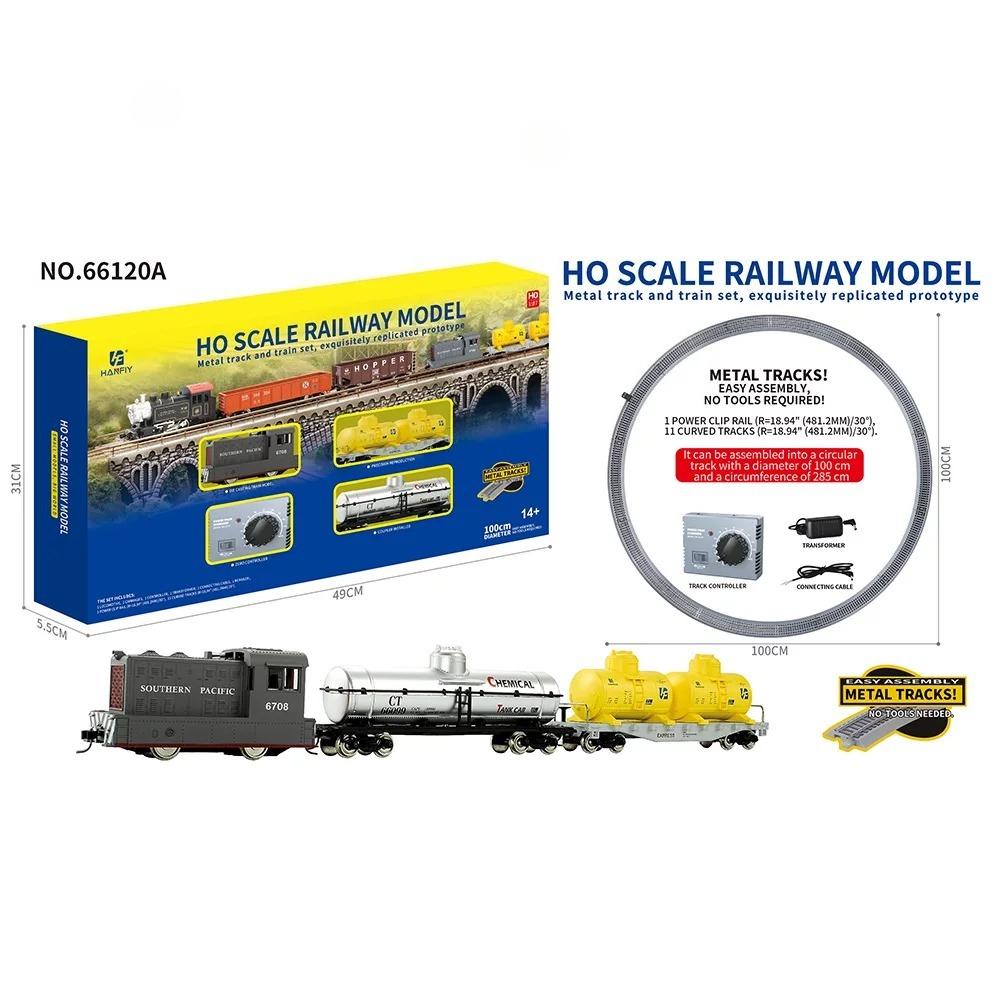 HO Scale Metal Rail Train Mode - огляд і ціна Vintage And Collectible Toys
