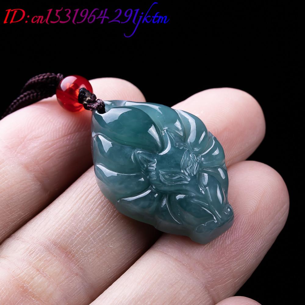 Natural Burmese Jadeite Fox Pe - огляд і ціна Vintage Necklace