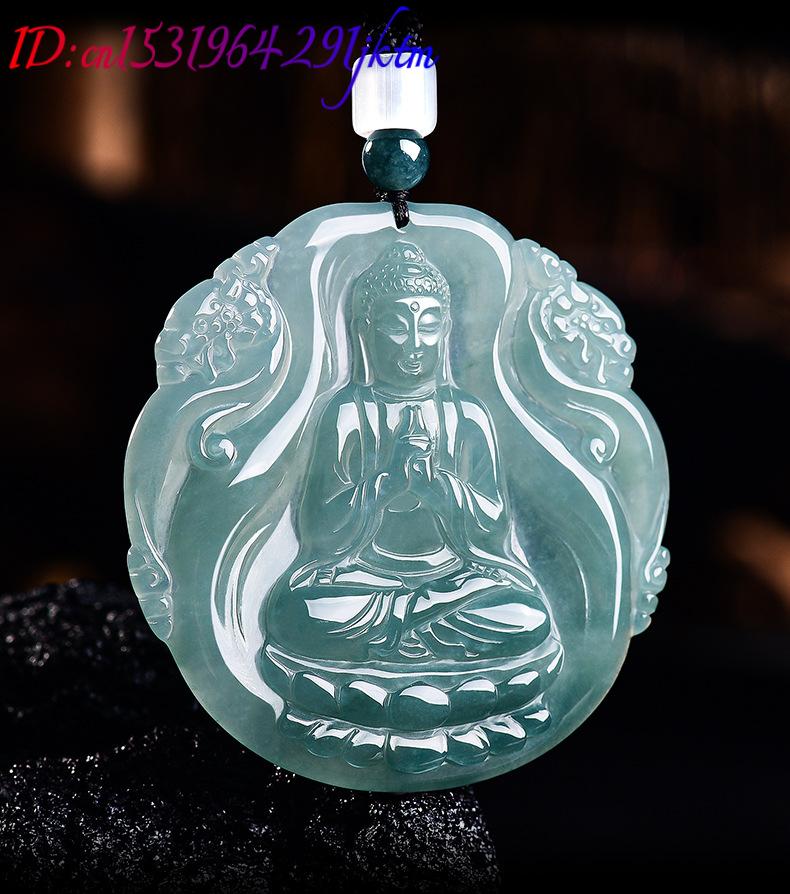Natural Burmese Jadeite Buddha - огляд і ціна Vintage Necklace