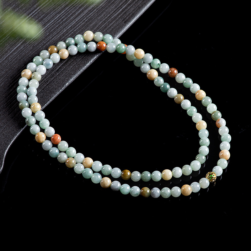 Burmese Jadeite Beads Bracelet - огляд і ціна Vintage Necklace