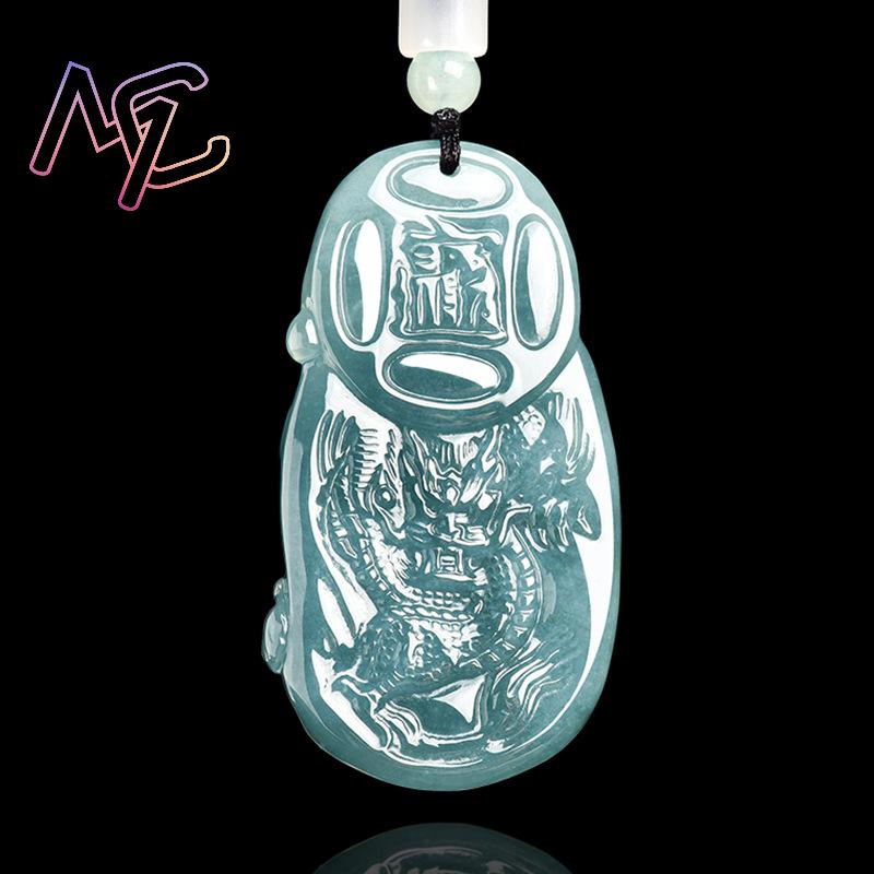 Myanmar Jadeite God of Wealth  - огляд і ціна Vintage Necklace