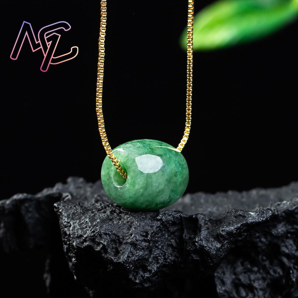 Natural Real Jade Bead Pendant - огляд і ціна Vintage Necklace