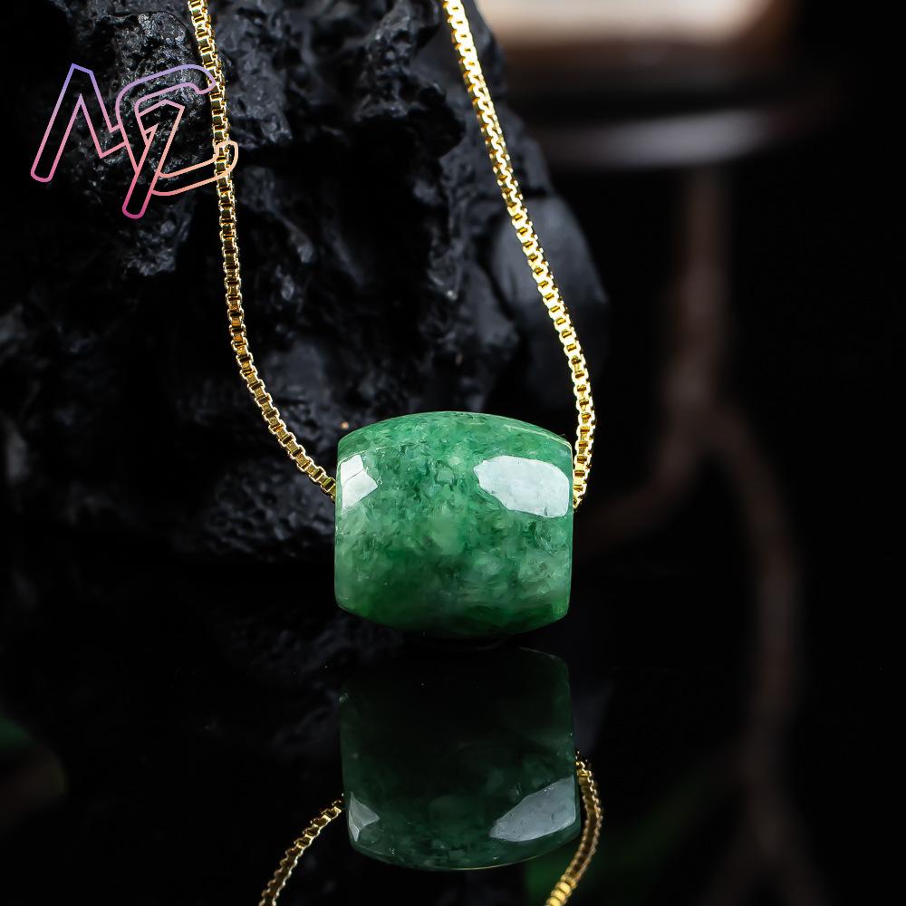 Natural Real Jade Bead Pendant - огляд і ціна Vintage Necklace