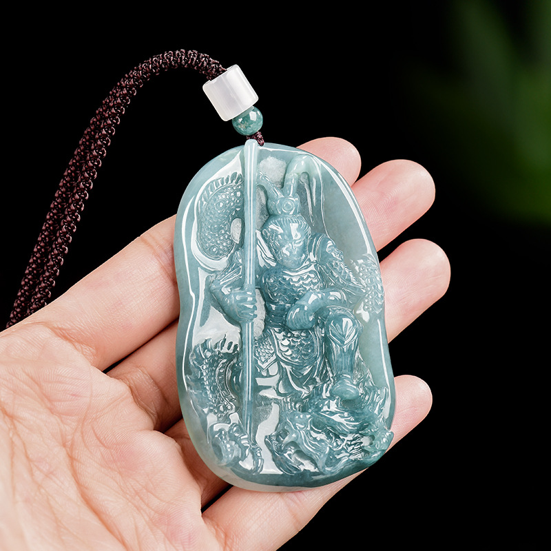 Burmese Jadeite Monkey King Pe - огляд і ціна Vintage Necklace